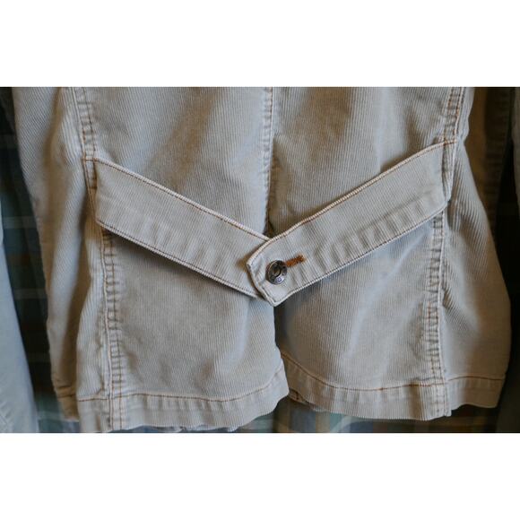 Glo Juniors Gray Corduroy Stretch Blazer Size Large Boho - Picture 15 of 16
